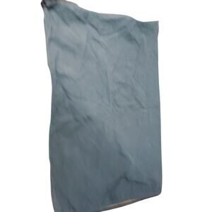 Cotton Drawstring Bag – 25x17" Lightweight Cloth w/ Top Loop & Zippered Bottom